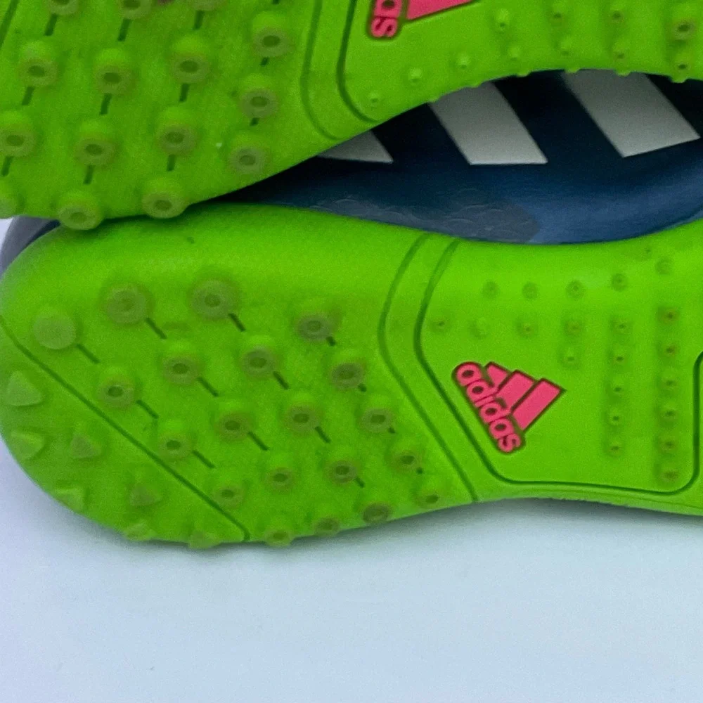 adidas M20172 boy's 4.5 Predito Instinct‎ TF soccer shoes kids Neon blue green